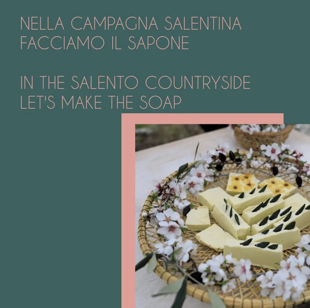 Let’s make soap - in the Salento countryside