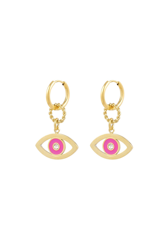 eye want you pink goud