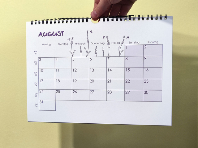 „No-nonsense Kalender“ - wall calendar 2026