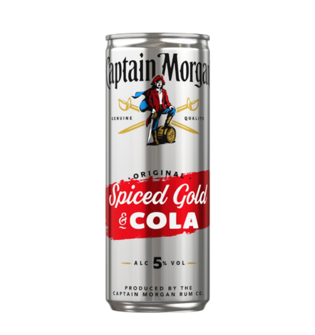 Captain Morgan & Cola 0.25l (EINWEG)