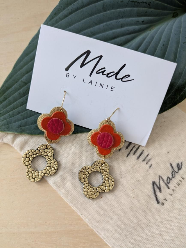  Flower Drop Earrings