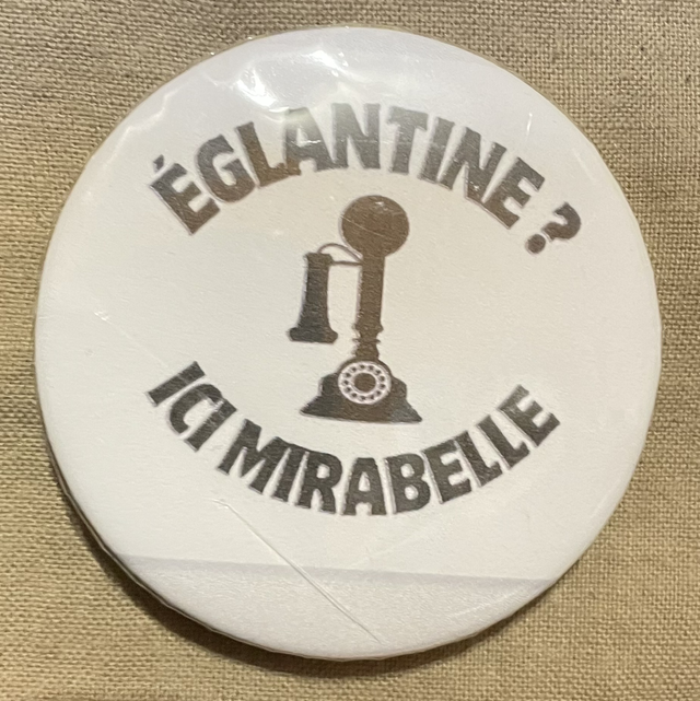 Badge églantine 