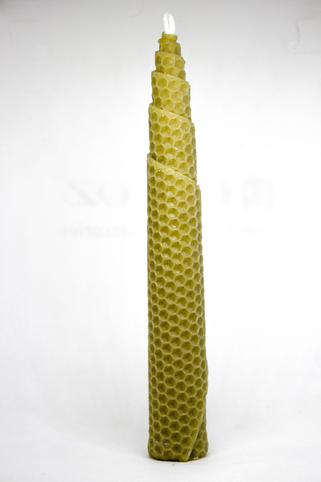 Vela de miel "larga espiral"