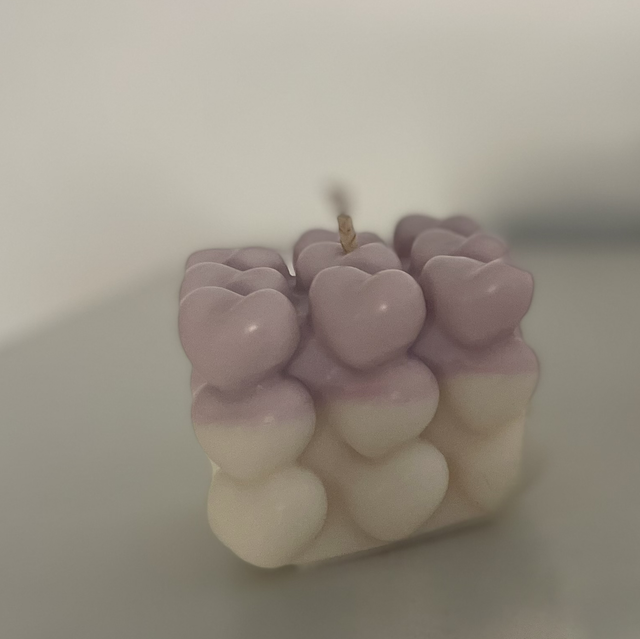Bougie cœurs