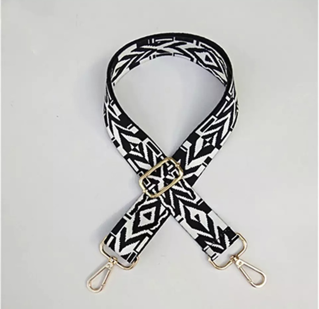 Monochrome bag strap