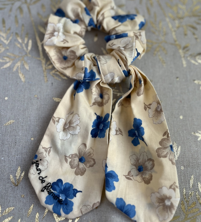 Foulchie Jour de Flemme (fleurs bleues)