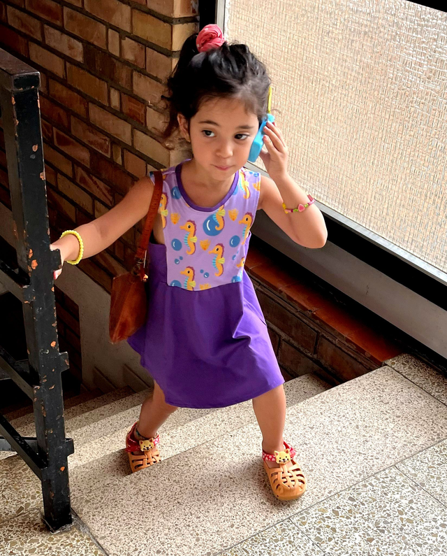 Vestido caballitos de mar