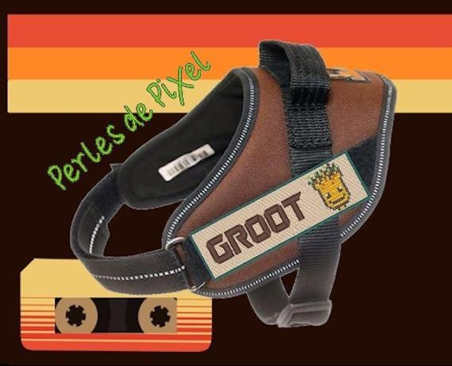 Groot patch pour harnais ou vêtement