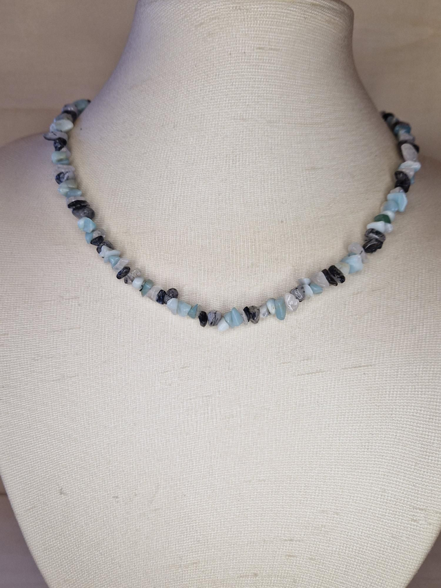 Amazonite - Quartz Tourmaline / 038