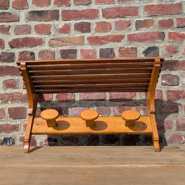 Porte manteau mural en bois