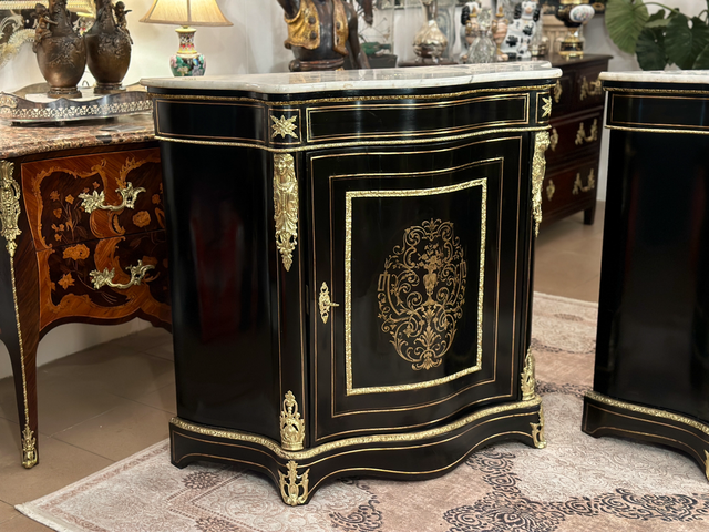 Par de armários Boulle Napoleão III