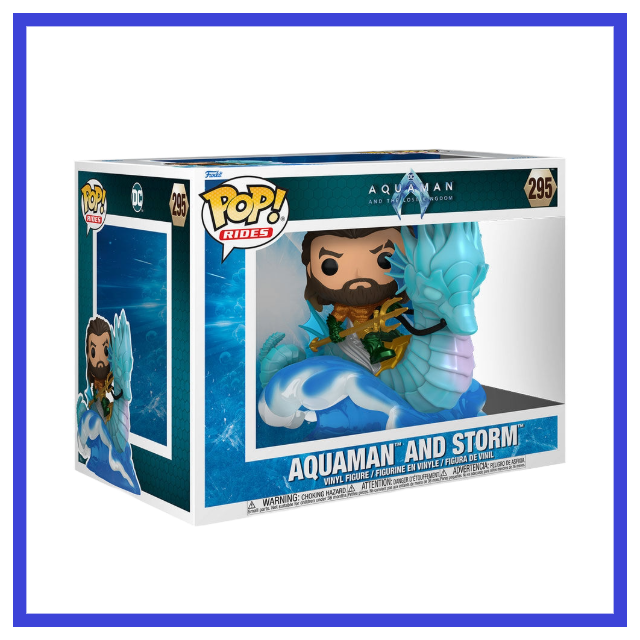 POP figure Ride Deluxe DC Comics Aquaman and the Lost Kingdom Aquaman on Storm #295