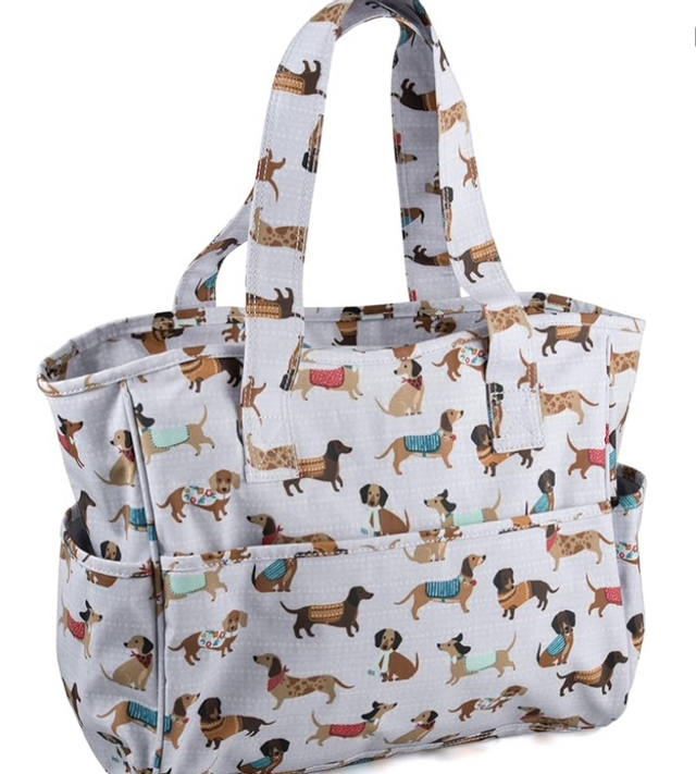  Craft Bag, Sausage Dog (PVC Fabric)