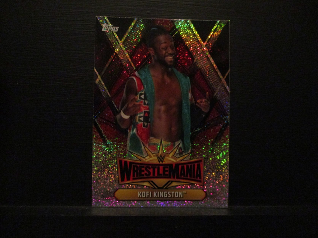 Kofi Kingston - Champions Wrestlemania Original Trading Card #WM-35