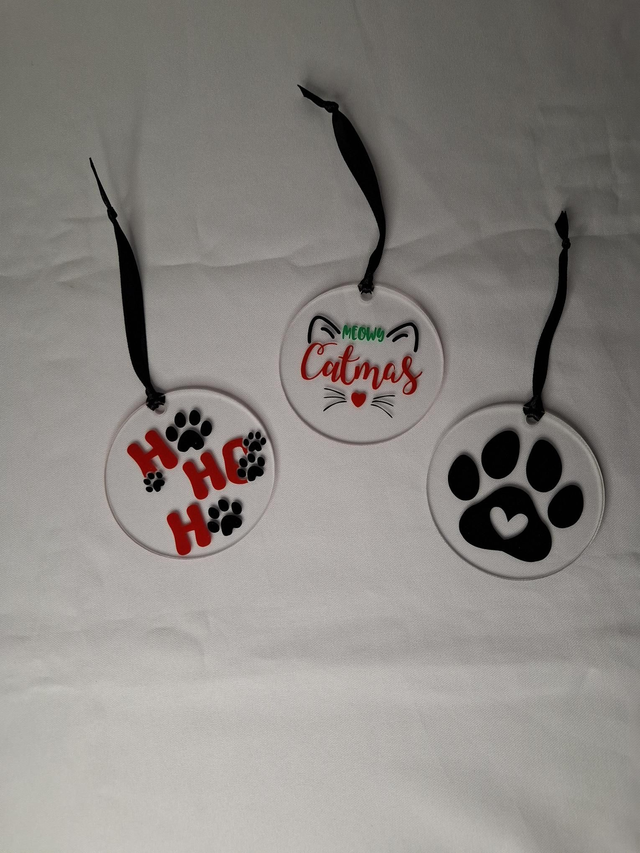 Boule de Noël plate