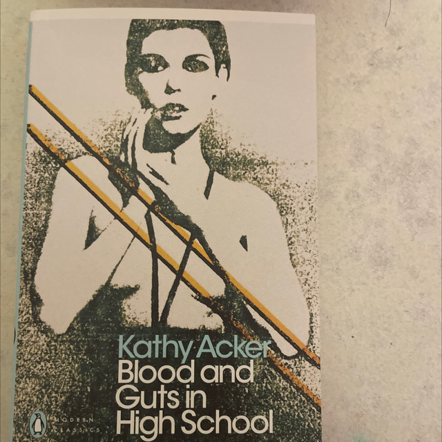 Blood And Guts In High School Kathy Acker