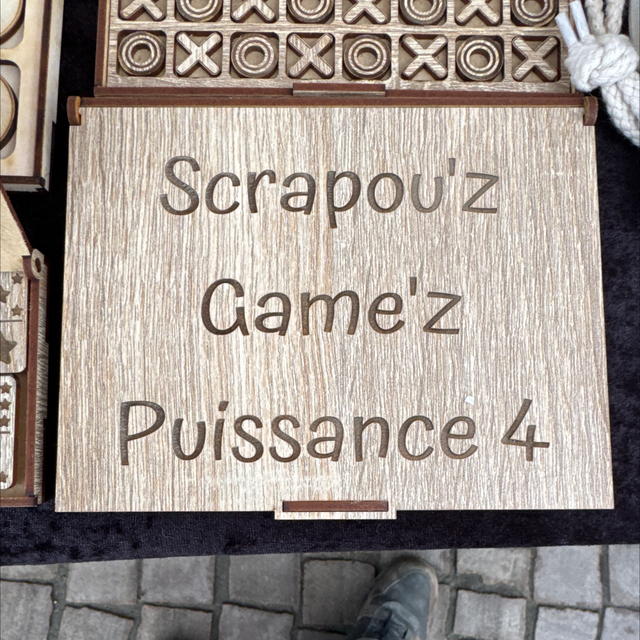 Jeu en bois Puissance 4