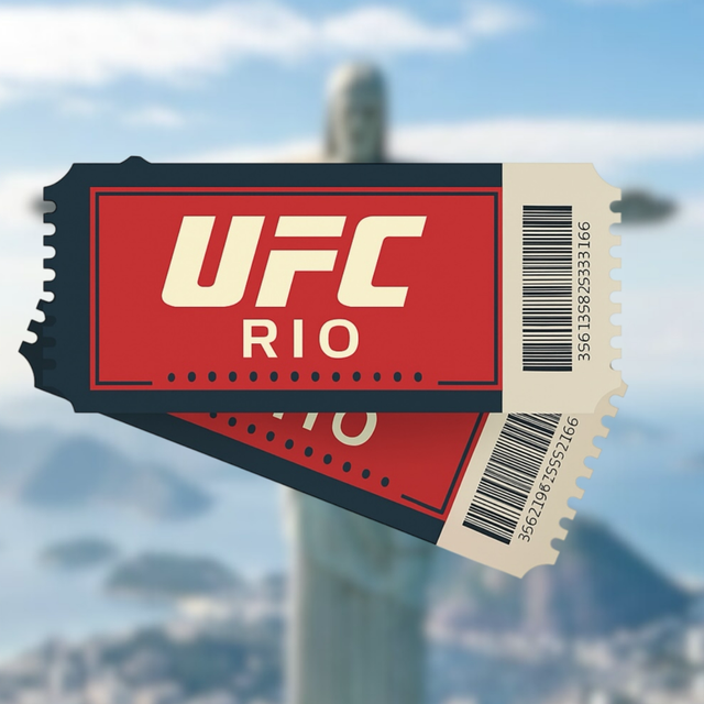 Par de ingressos para o UFC Rio 