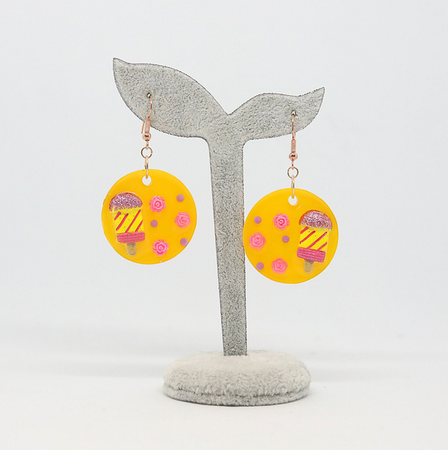 Boucles d'oreilles Rond