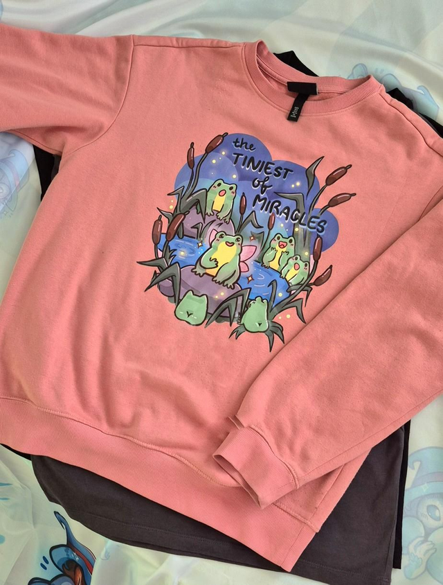 Mikina s potiskem "The Tiniest of Miracles"