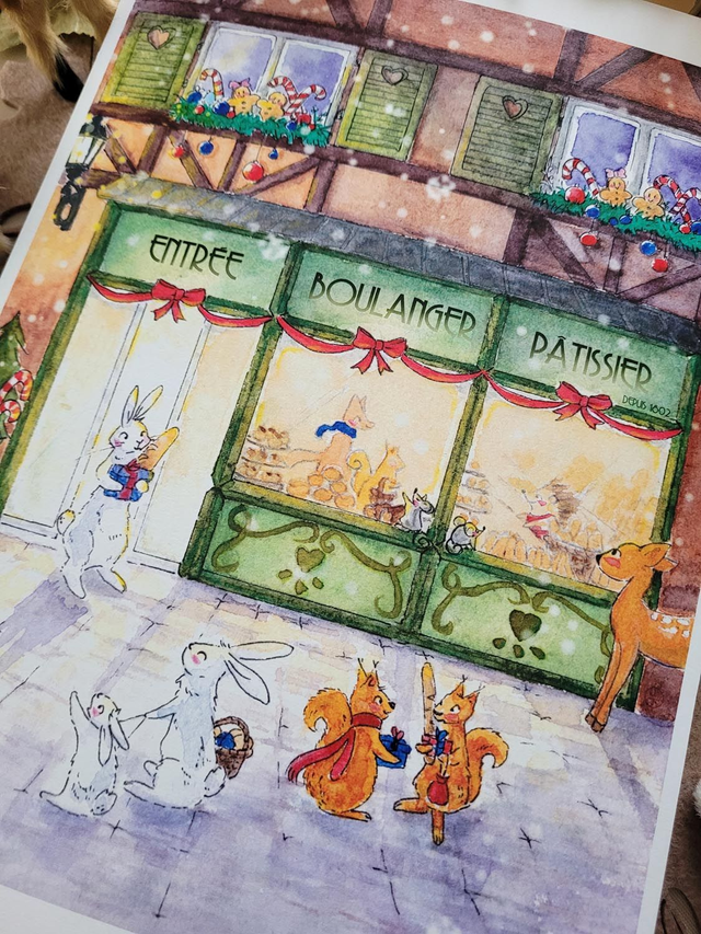 Boulangerie - tirage d'art A4