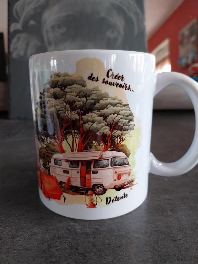 Mug  camping, caravane 