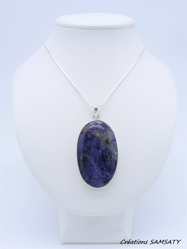 Pendentif en Sodalite