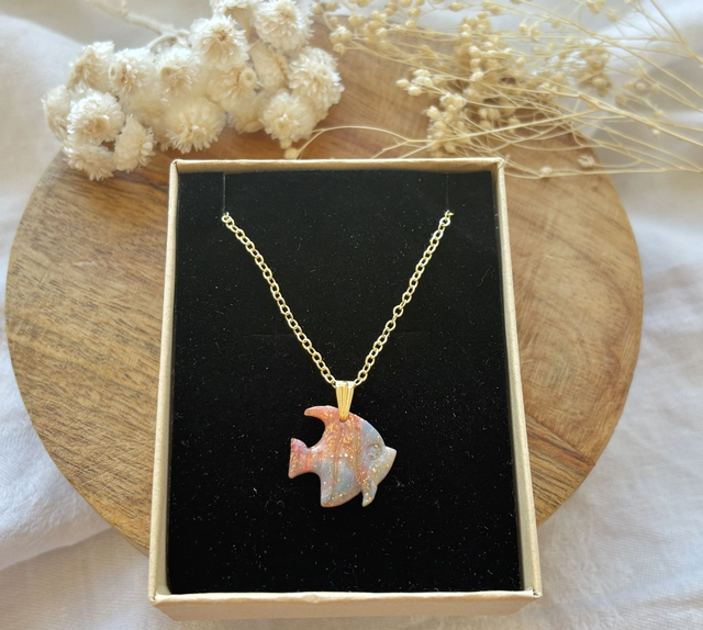Collier - poisson multicolore
