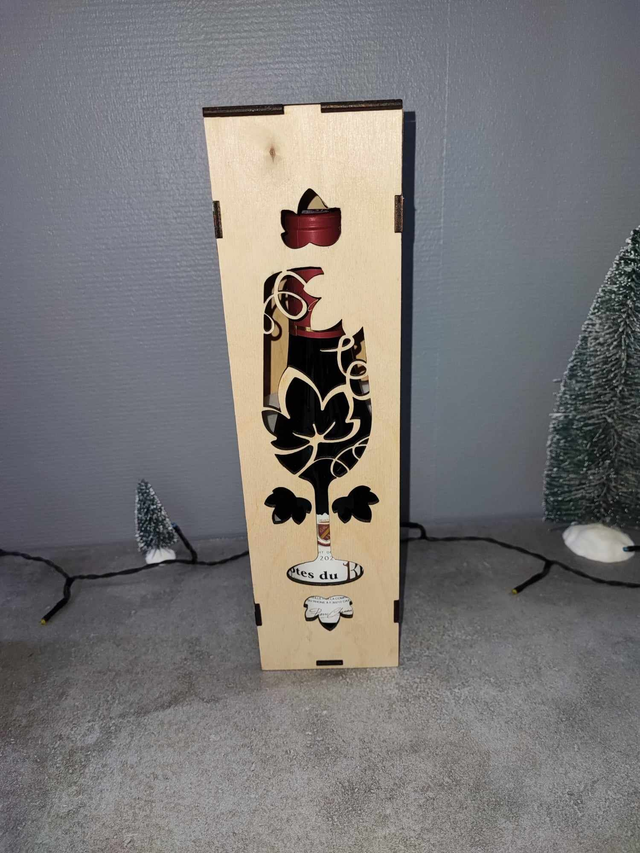 Boîte à vin ou rosé