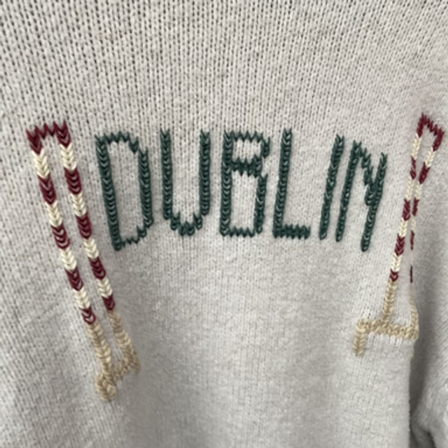 Poolbeg Dublin jumper upcycled