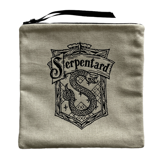 Pochette Carrée inspiration Harry Potter: Logo Serpentard