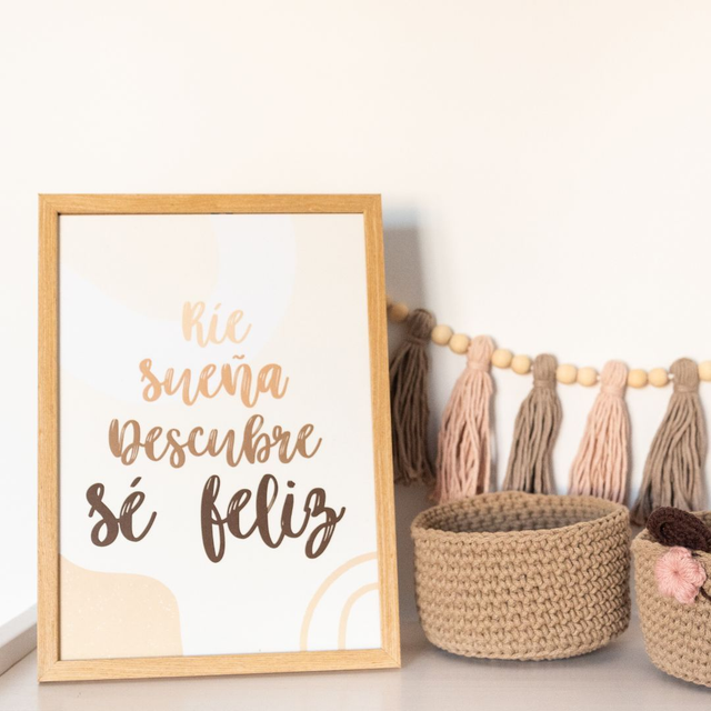 Conjunto de 3 láminas "Canela"