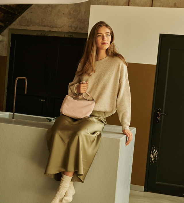 Cross body F.G.Baggy - Rose Smoke