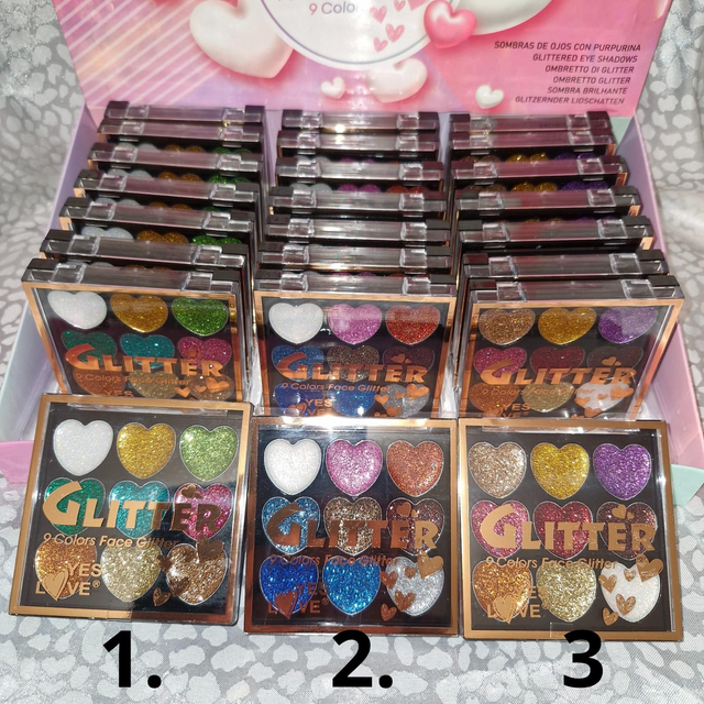 ✨️PALETTES DE FARDS À PAUPIÈRES PAILLETÉS 