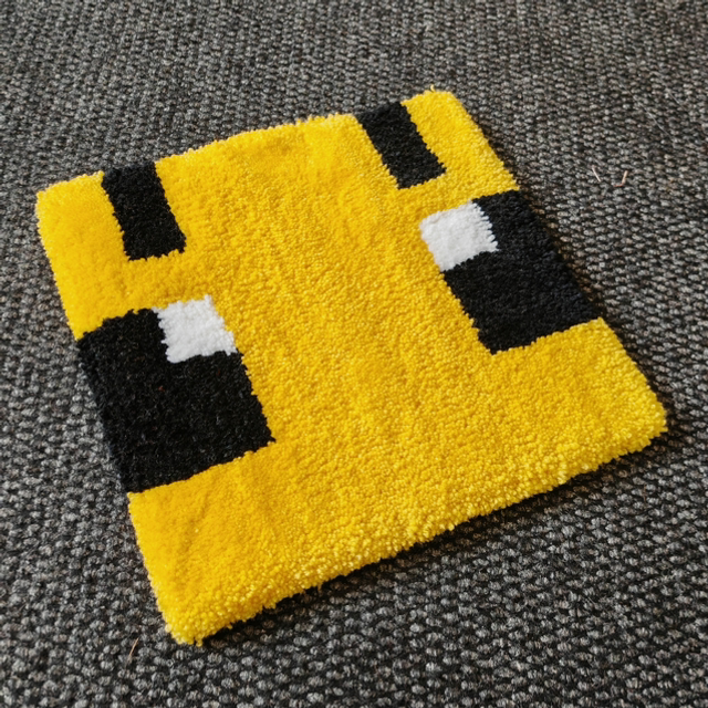 Minecraft Bee Custom Rug