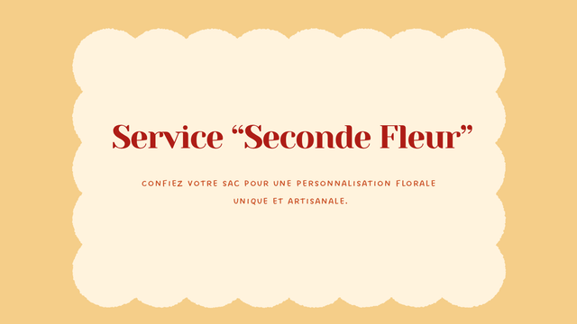 Carte Cadeau pour le Service Seconde fleur.