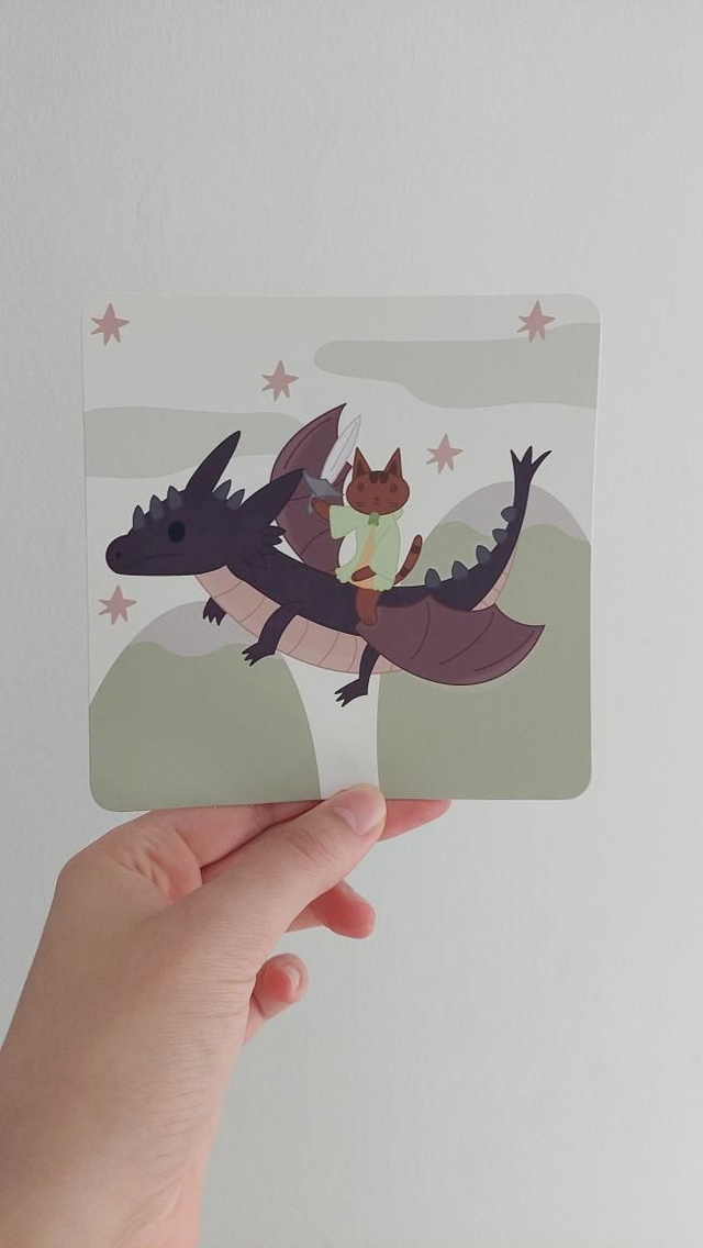 Illustration "La ballade dans le ciel"