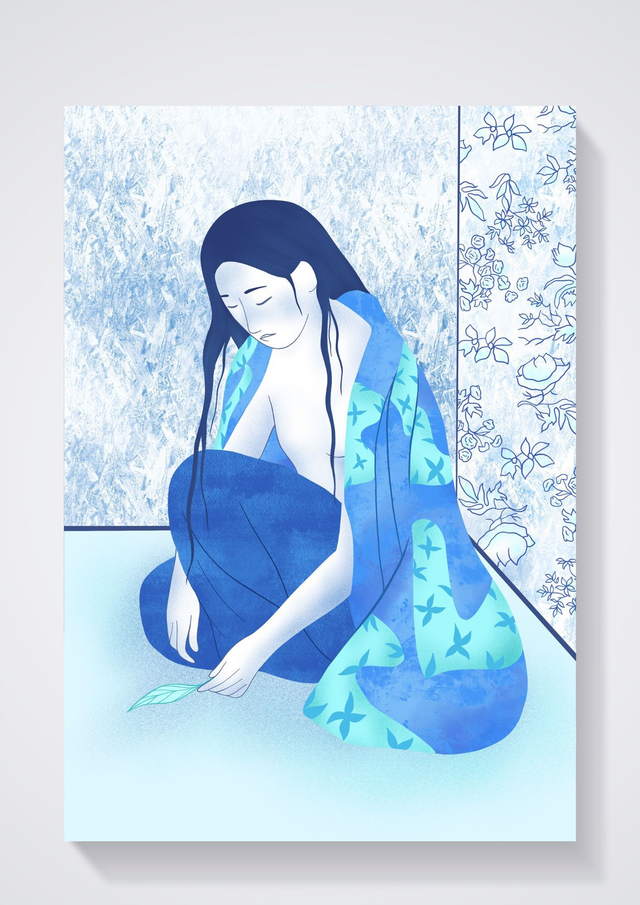 Affiche Femme japonaise