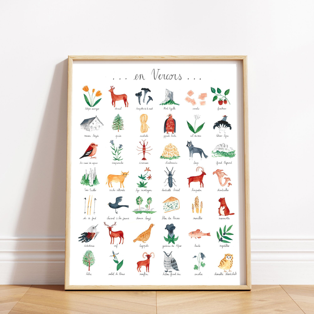 Affiche "En Vercors"