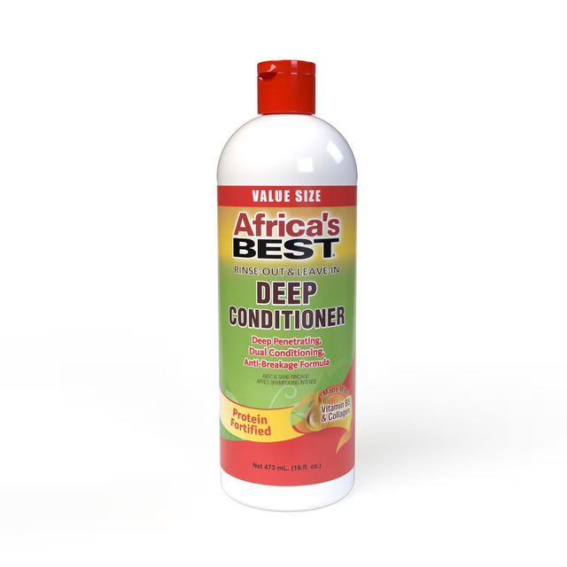 Africa’s Best Rinse-Out and Leave-In Deep Conditioner, 16 oz