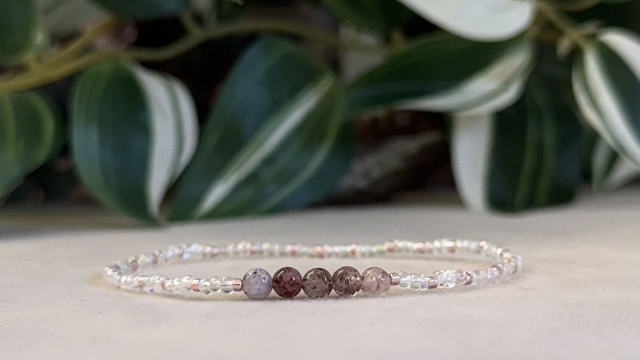 Bracelet | Quartz Fraise - Éléments 3