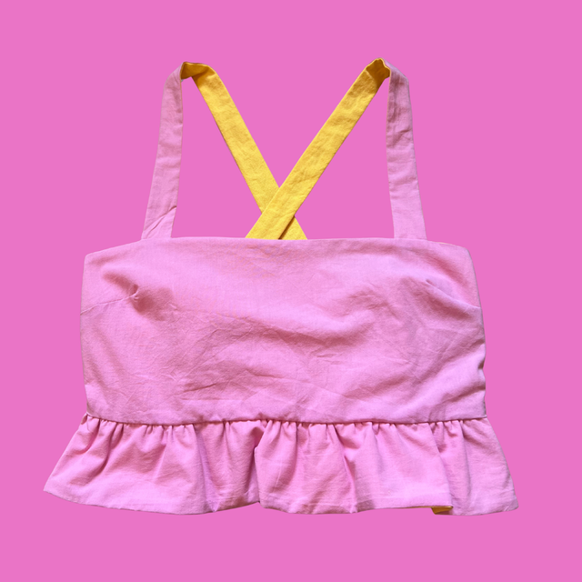 Crop top froufrou - taille 3