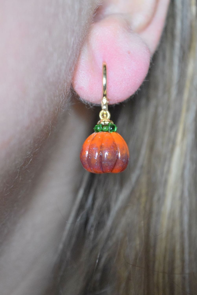 CRÉOLES CITROUILLES MONTURE OR