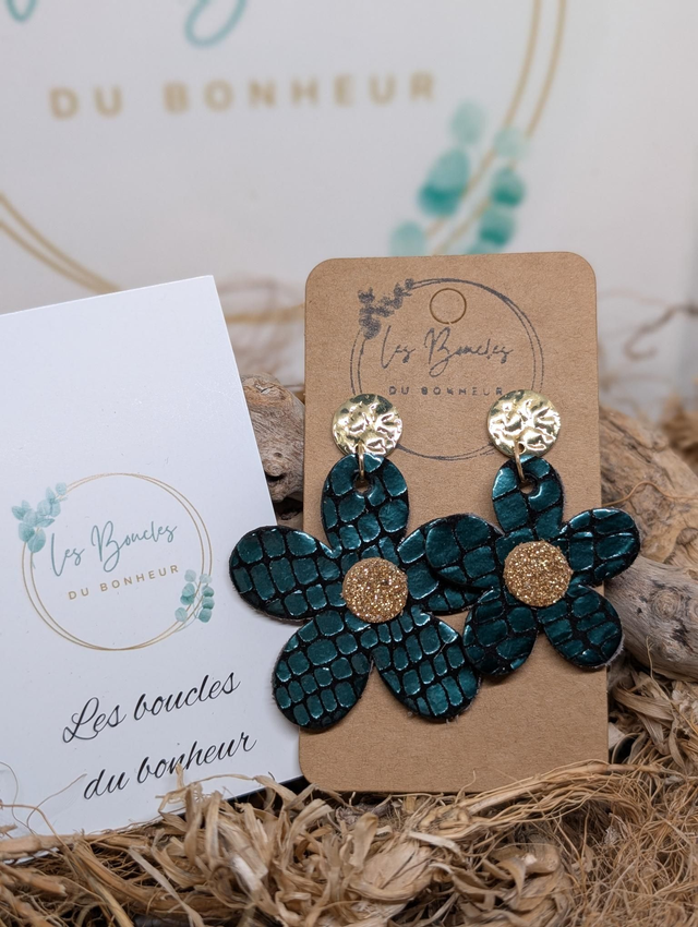 Boucles d'oreilles Asymétrique Baby Marguerite zk167