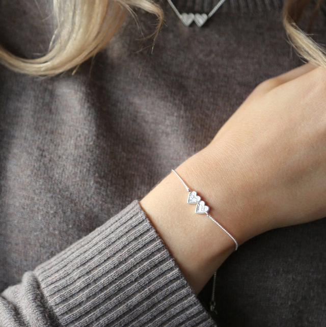 Tutti & Co heartbeat bracelet silver