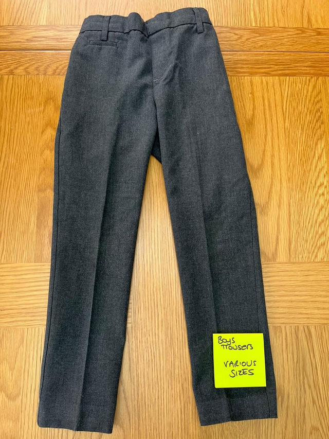 Grey Boys Trousers - Various Sizes Available