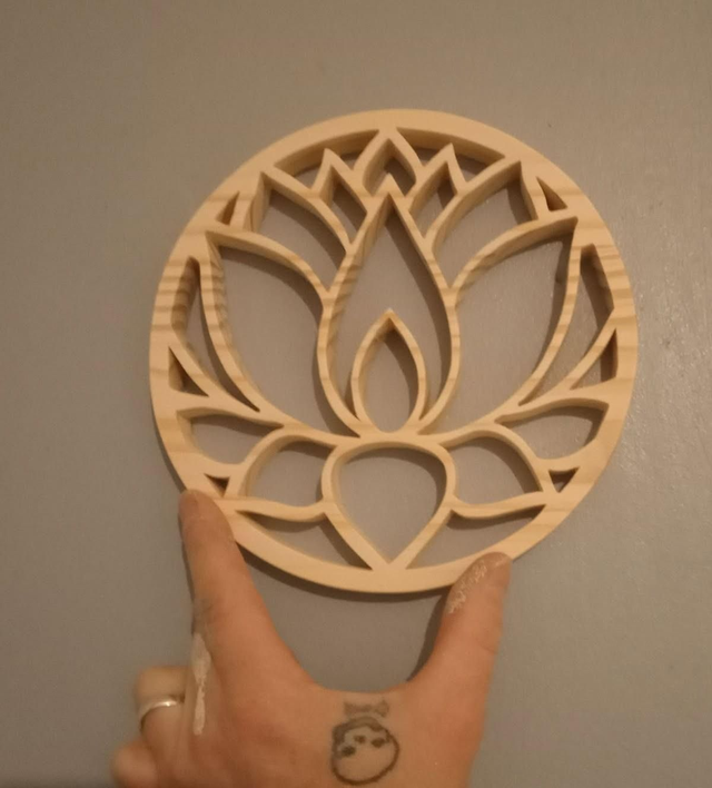 Fleur de lotus simple 
