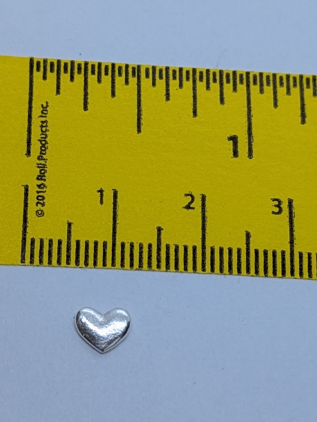 Small Curved Heart Earrings