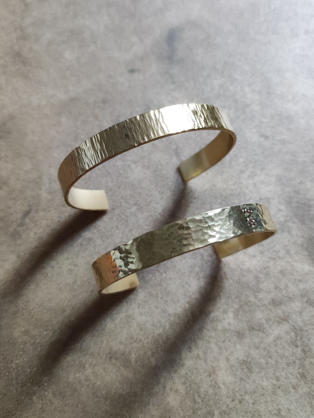 Bracelet simple martelé