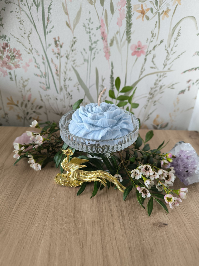 Bougie Pivoine &quot; Romarin et Eucalyptus&quot;